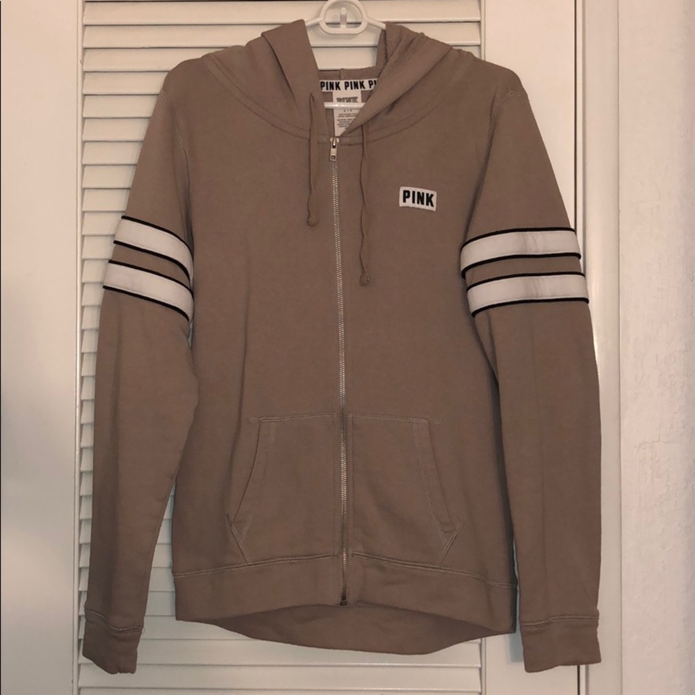 VS PINK Light Pink ZIP Up Hoodie
